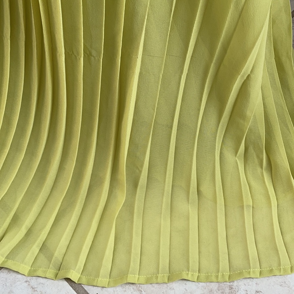 SOLD Madison Lime Green Maxi Dress Small NWT - Picture 13 of 15